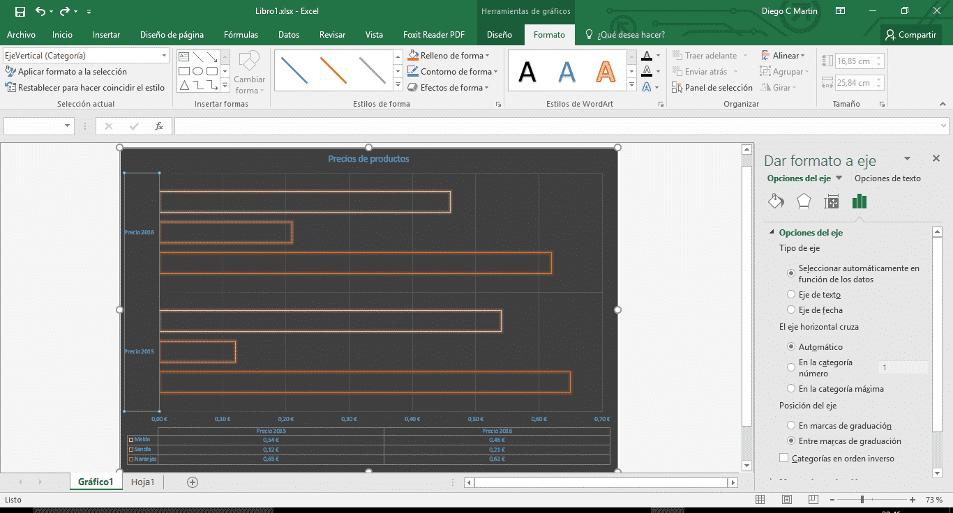 Aplicar formato a gráficos en Excel 01